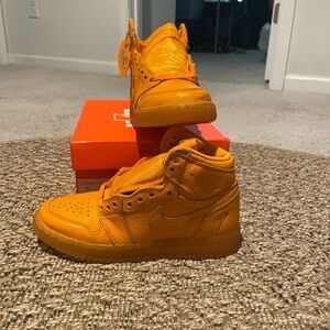 Nike Kids' Orange High-Top Sneakers